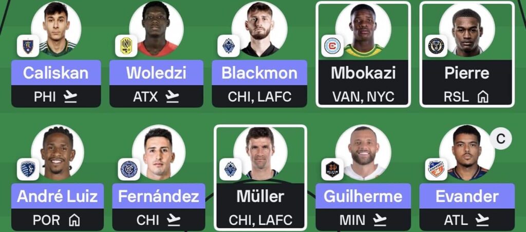 MLS Fantasy: Gameweek 28 team reveals
