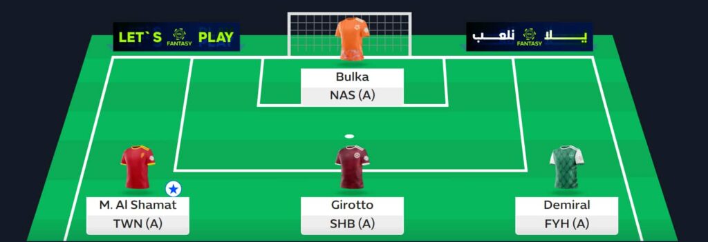 Saudi Fantasy: Round 10 team reveals